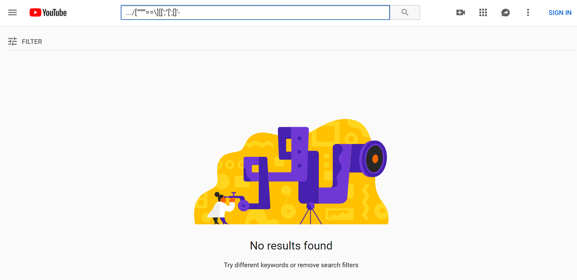 Youtube Search Found Nothing Learn Google