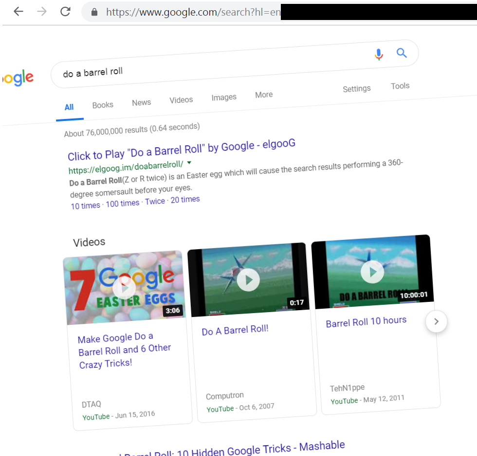 TIL if you google do a barrel roll, google will actually do a