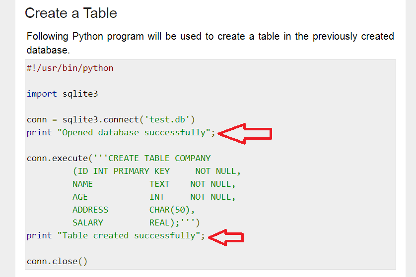 Sqlite Learn Google